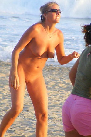 Nude beach voyeur shots