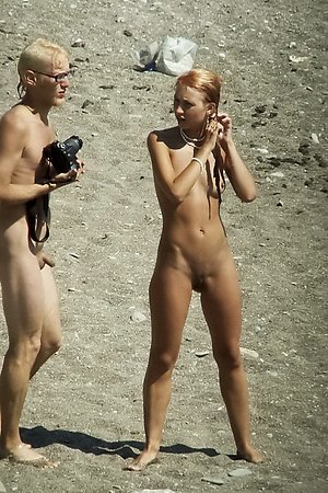 Spy on nudist girls on beach
