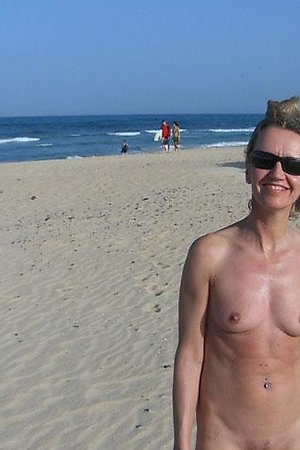nude nudists on beach portraits