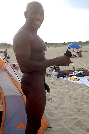 Hot tanned nudists caught naked at the public beach