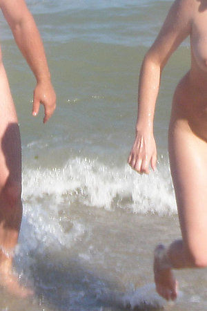 Amateur nudists in hot action