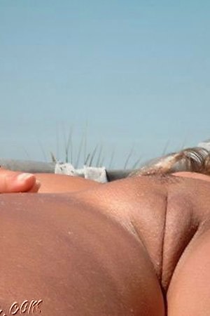 Close-up photos from nudist beaches