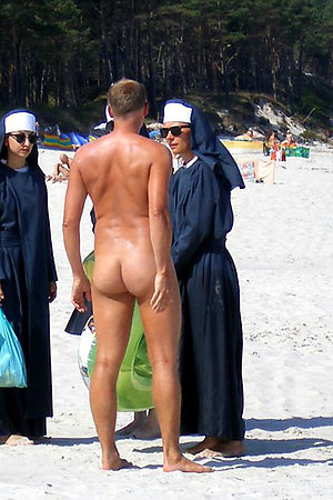 Shocking pictures of nudists