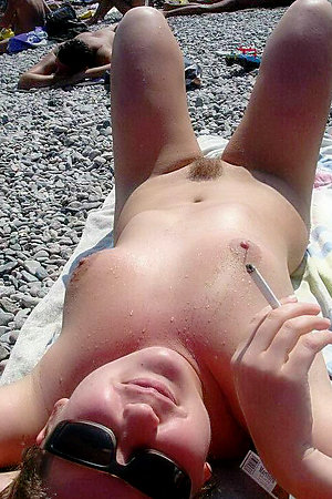 Hot naked titties and pussies all over the nudist beach