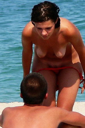 Nude beach flashes -pussy, boobs and cock