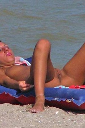 Babes having fun on the nude beaches