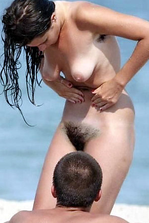 Sexy nudists having fun